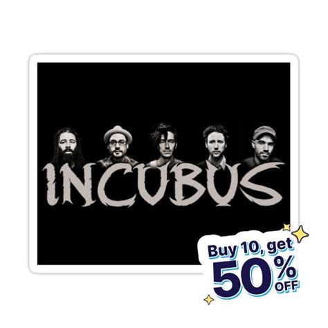 incubus sticker|incubus stickers for sale.